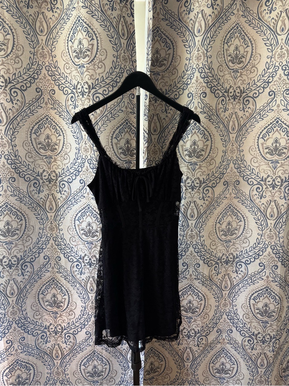 Y2K style Forever 21 Black Lace Mini Dress